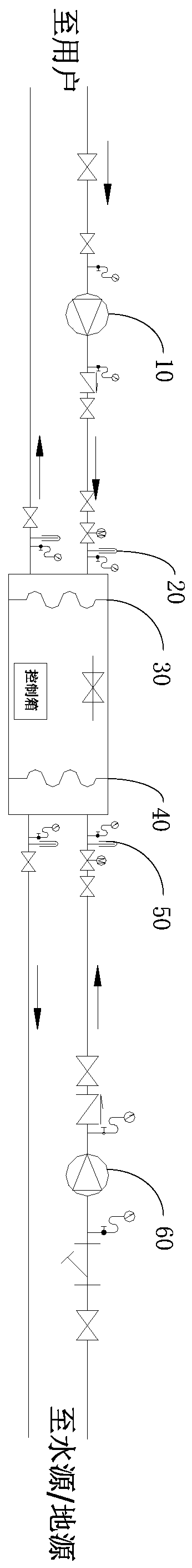 Antifreeze method and device for water-cooled screw unit and water-cooled screw unit