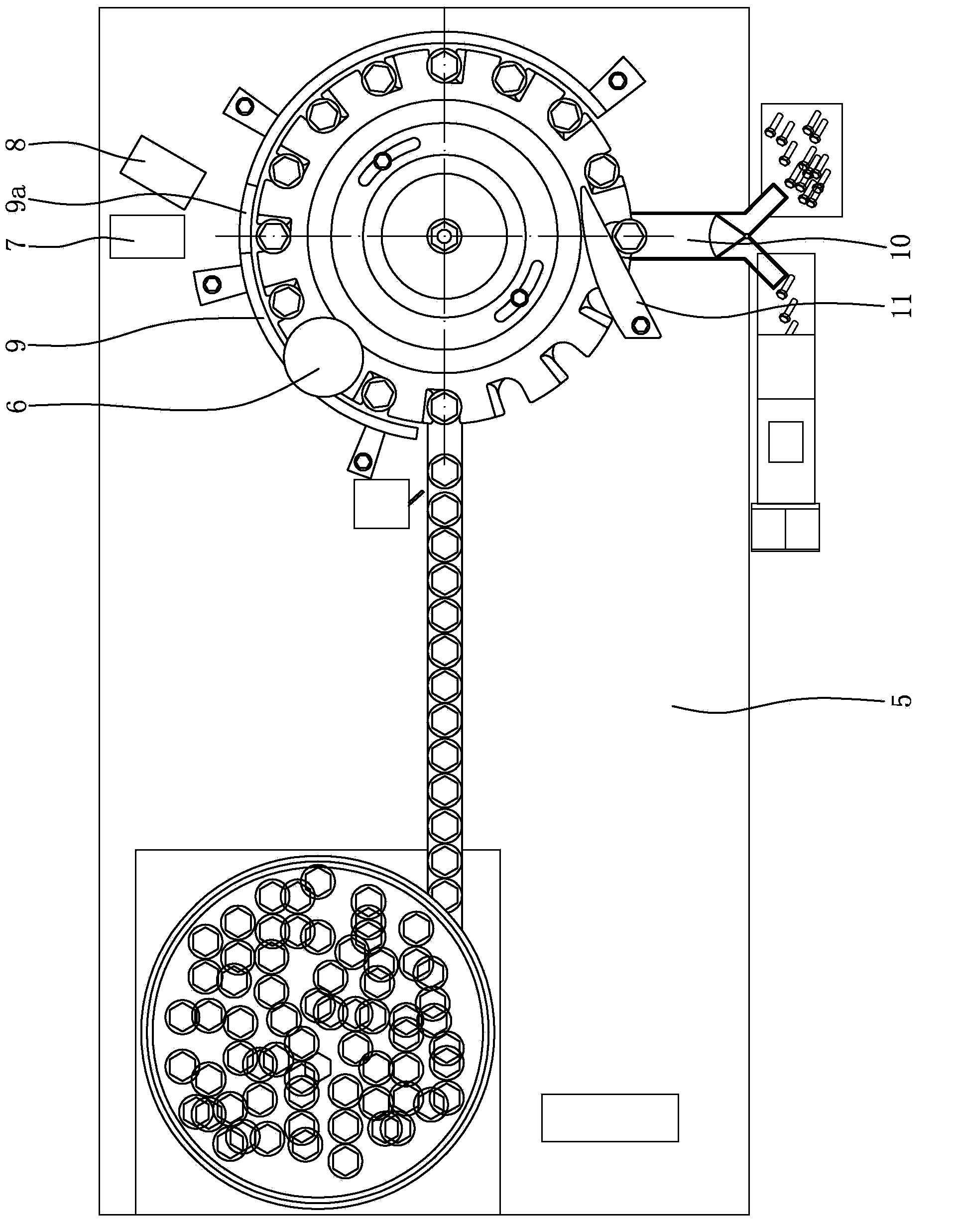 Standard fastener detection device based on machine vision