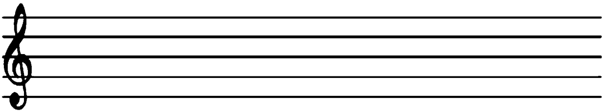 A kind of music score recognition method and device