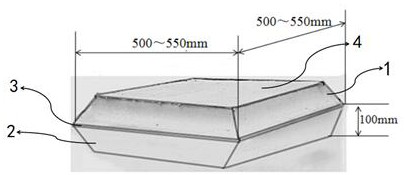 A kind of environment-friendly cavity mold box with large amount of industrial solid waste and preparation method thereof