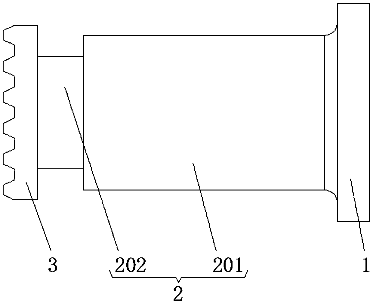 Energy dissipating anti-climbing device for railway locomotive head