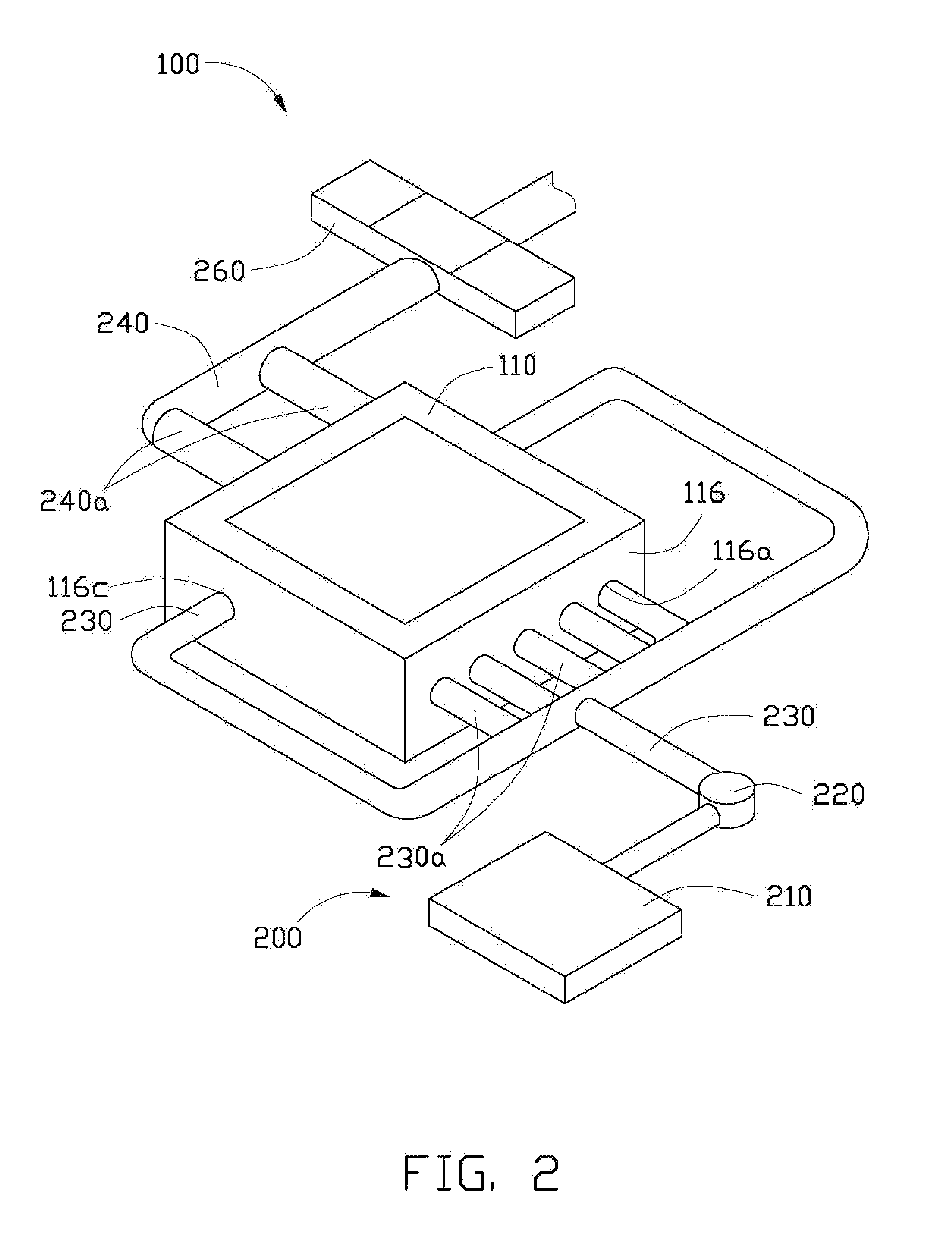 Cooling device for molding apparatus