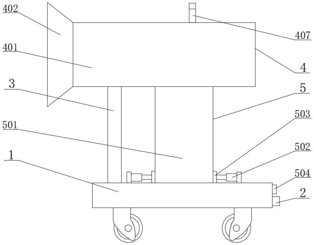 Glass dust collecting device for glass production