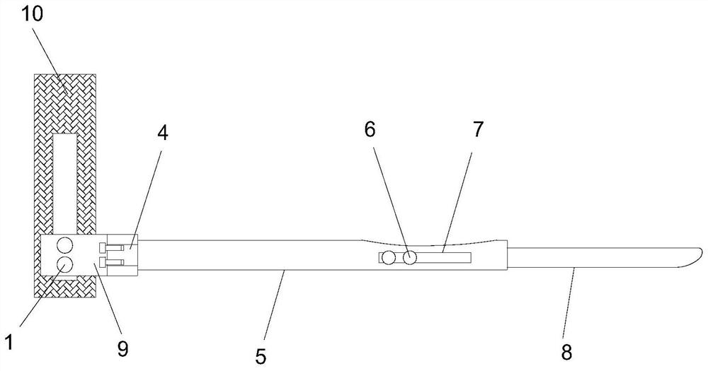 A kind of adjustable circular knitting needle closing device