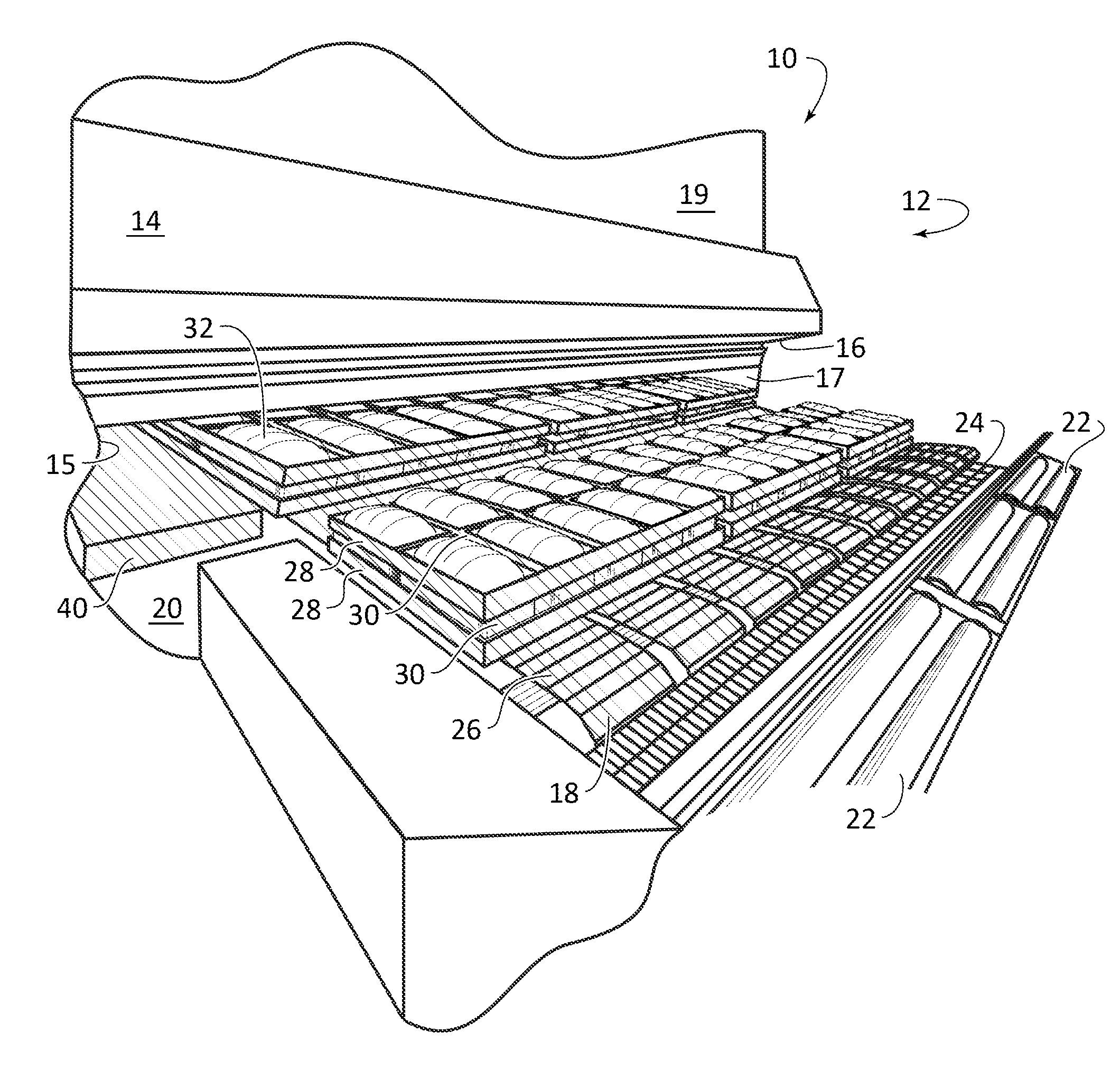 Food product and method and apparatus for baking