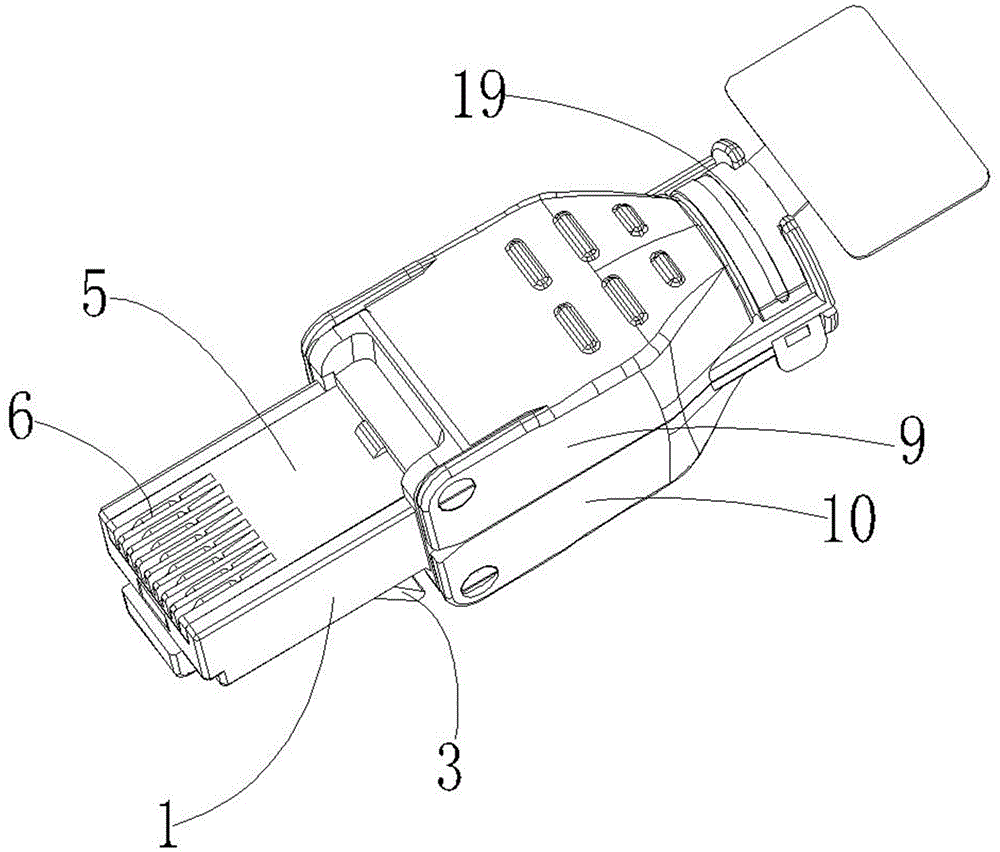 Individual split type tool-free convenient and intelligent information plug