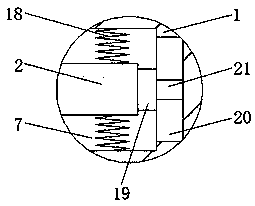 Water pump capable of buffering and damping and damping principle