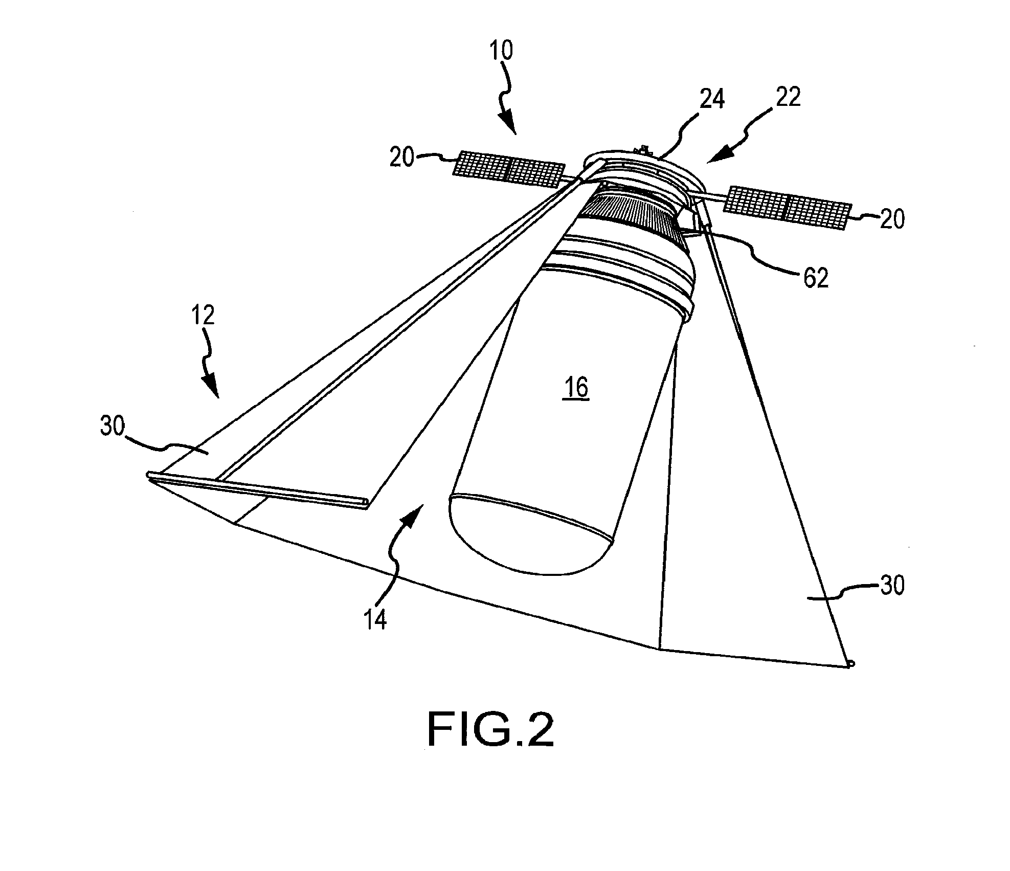 Cryogenic propellant depot and integral sunshield