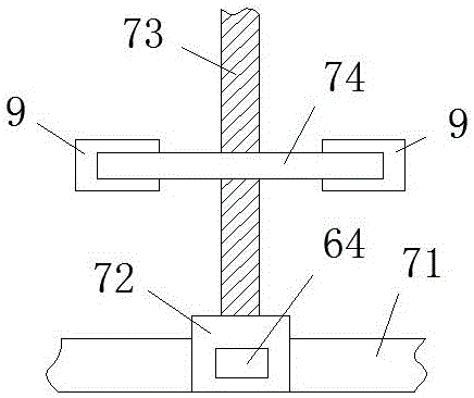 Bridge pavement cleaning device with adjustable travelling speed