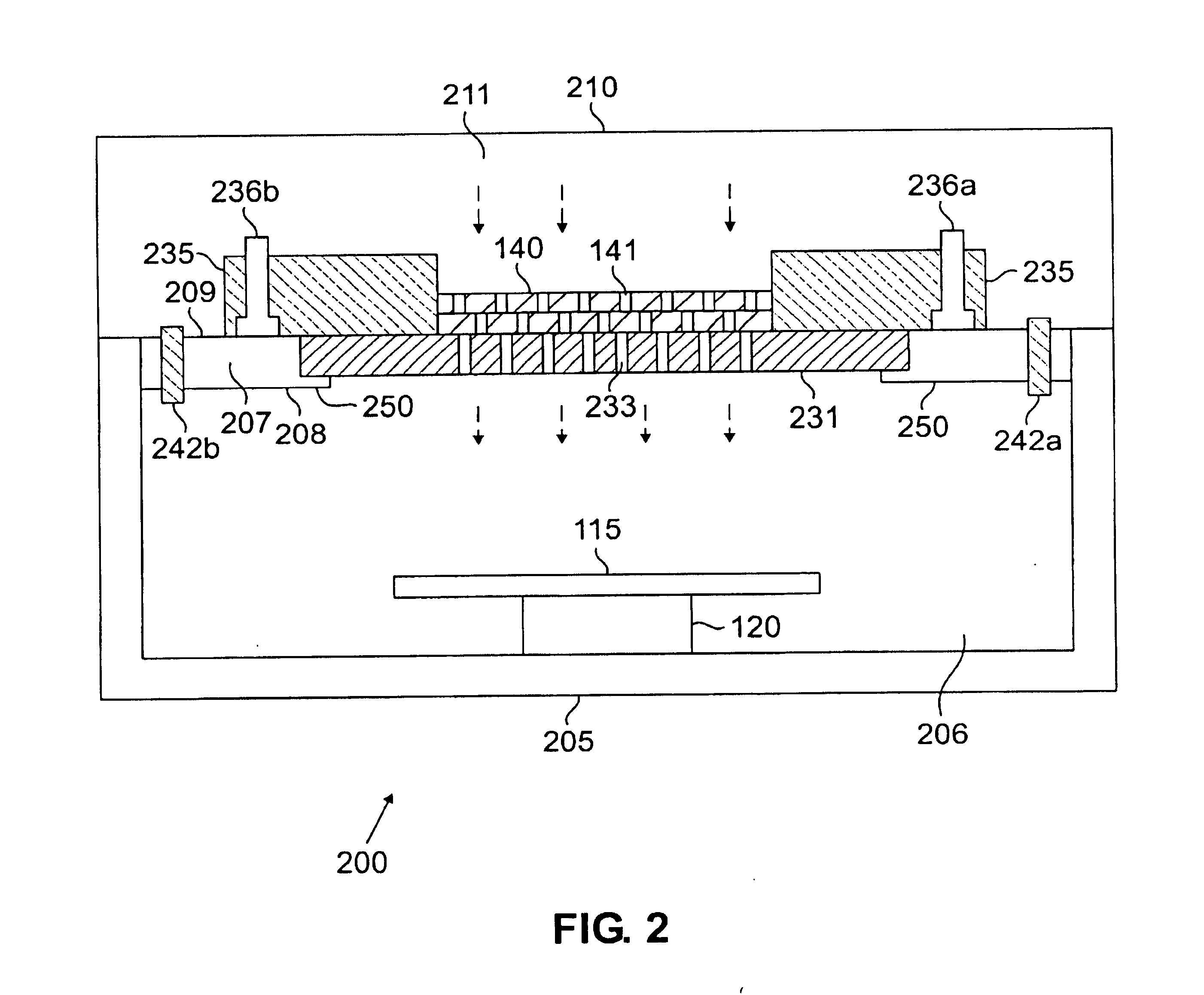 Plasma reaction chamber and captive silicon electrode plate for processing semiconductor wafers