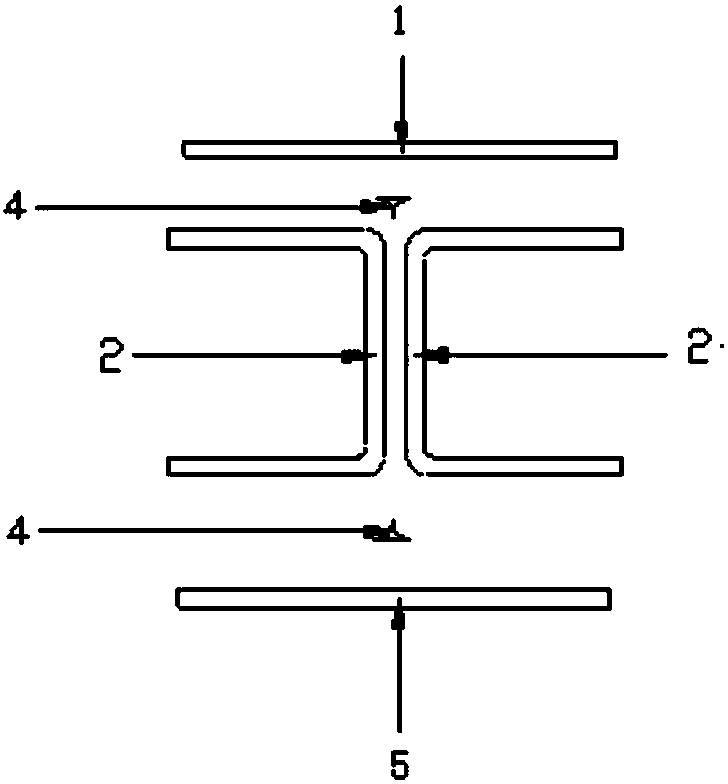 A molding device and molding method for "I"-shaped parts