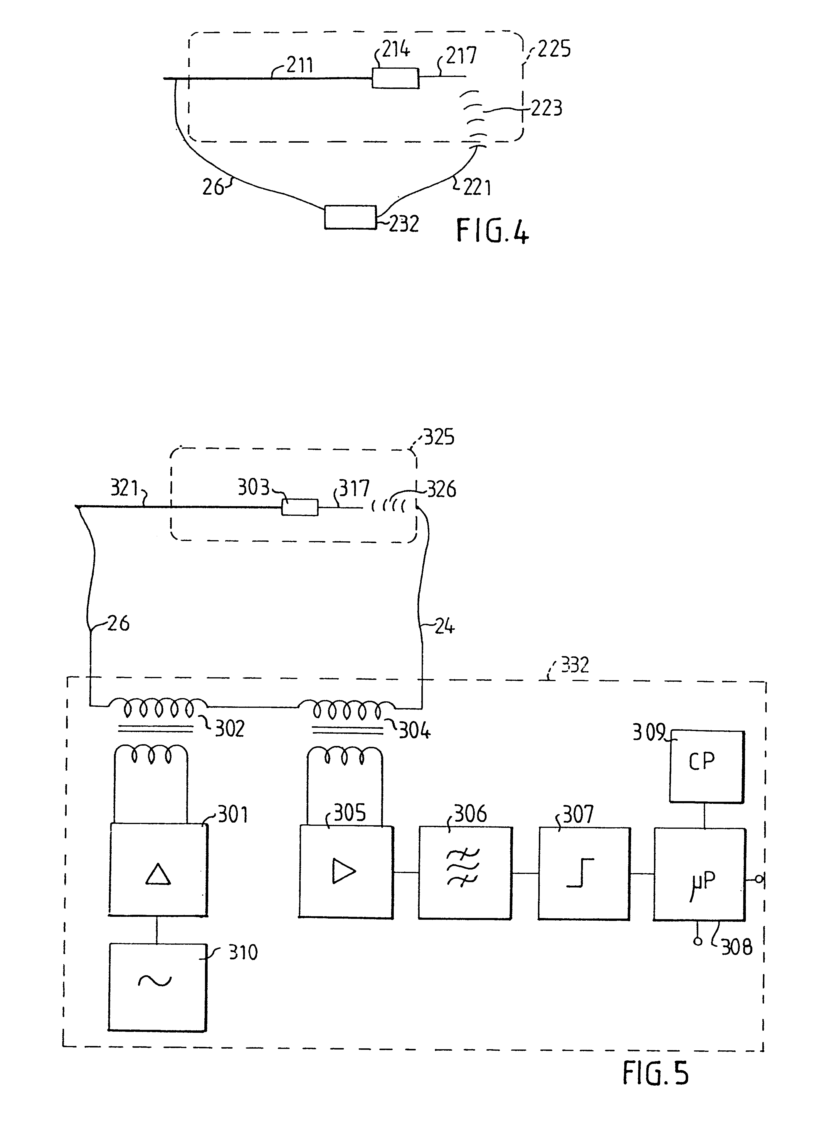 Method and device for measuring physical characteristics in a body