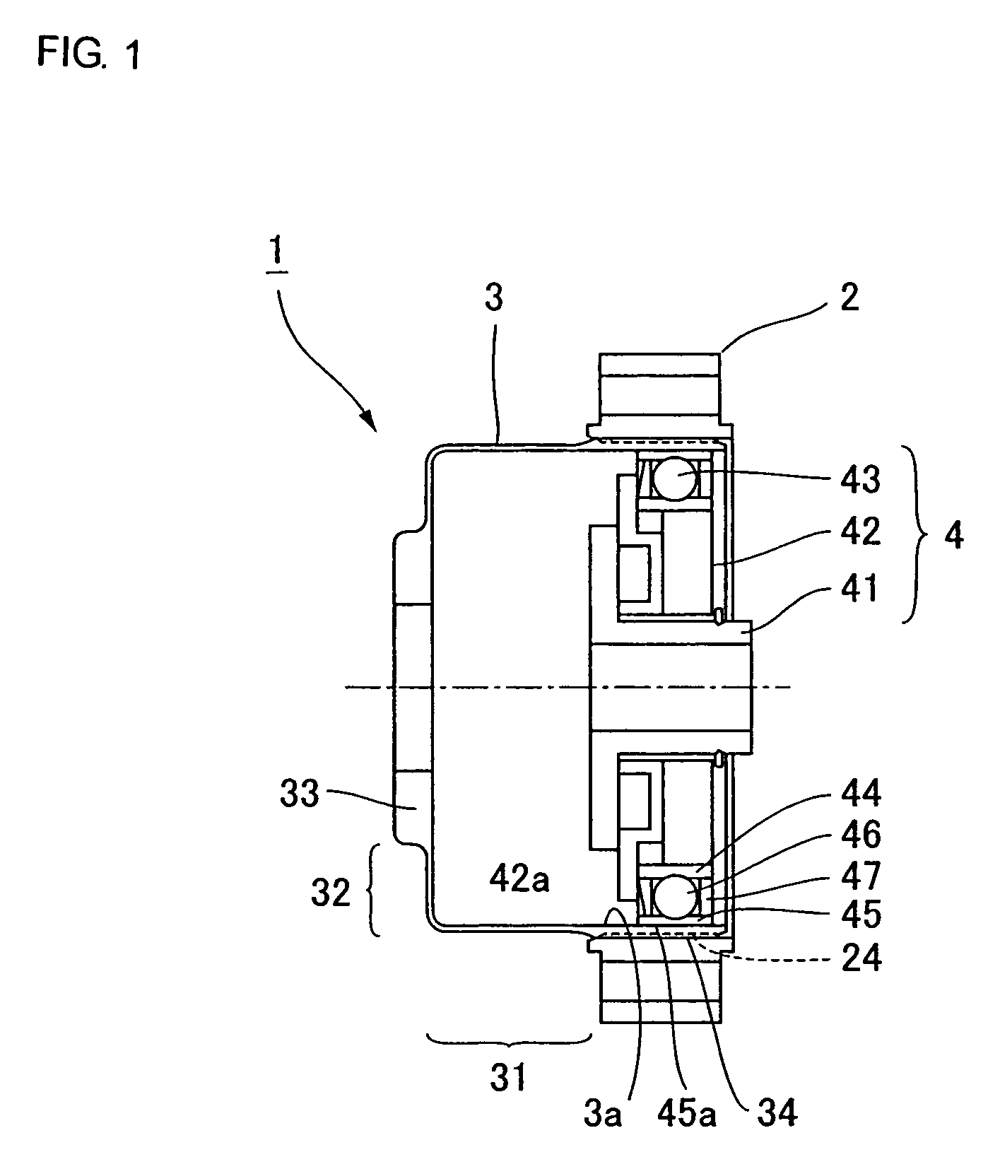 Wave gear device