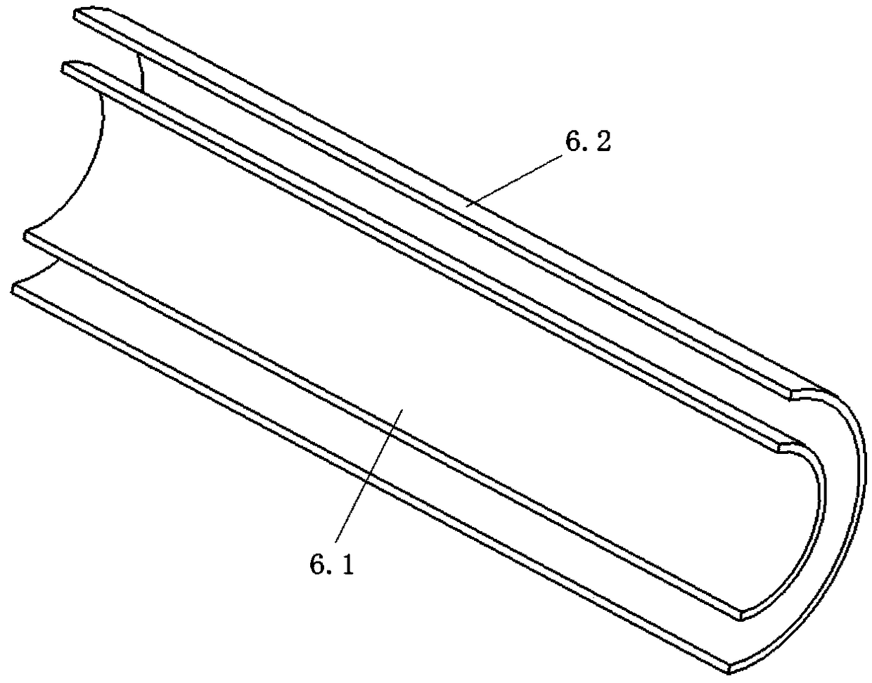 Chemical loop power generation device based on casing pipe reactor