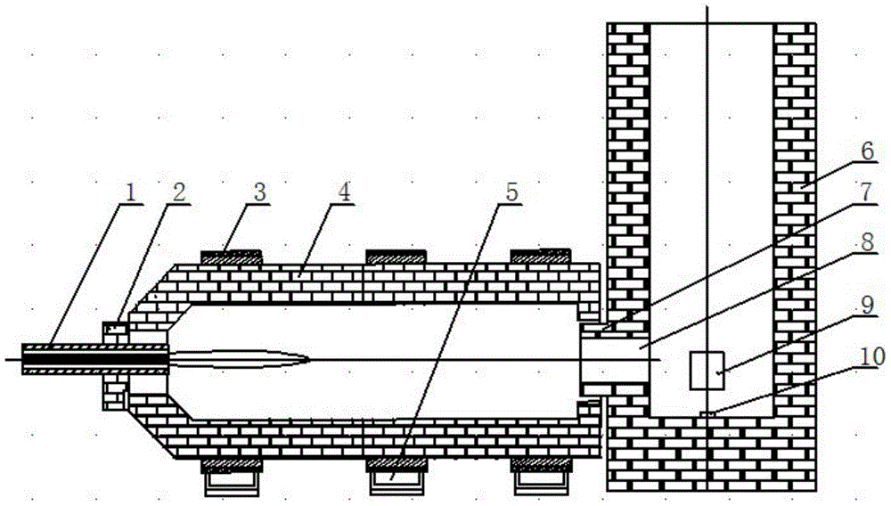 A kind of blister copper fire refining furnace and refining process