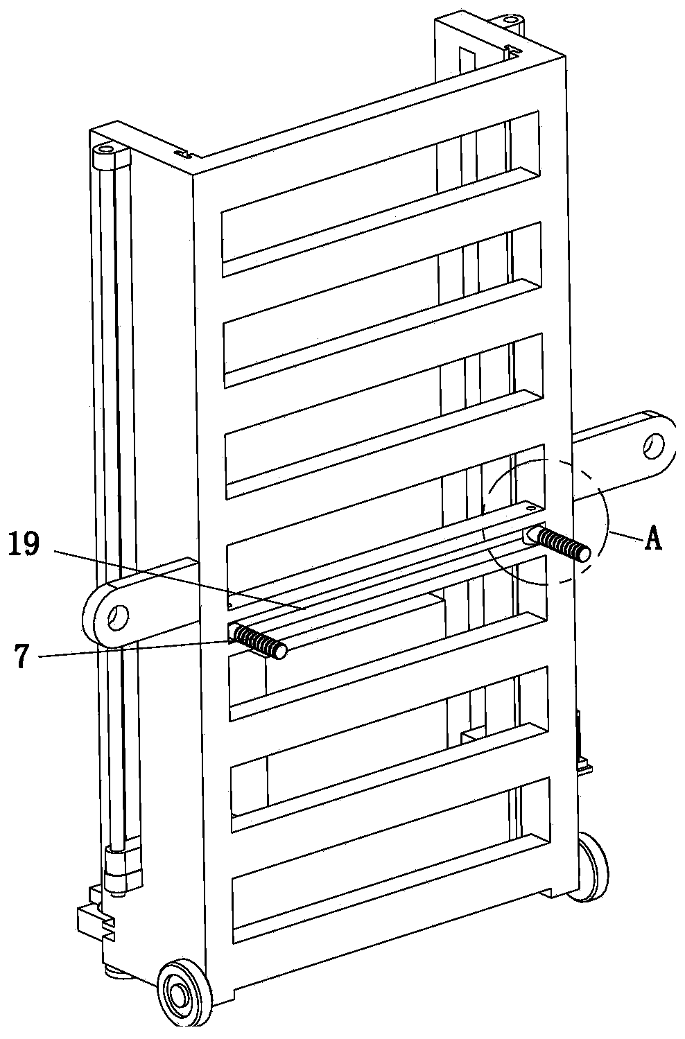 Movable outdoor distribution box equipment