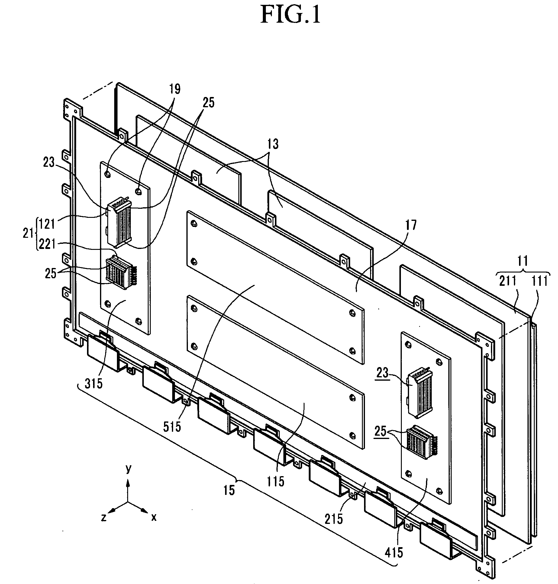 Plasma display device with heat sink noise reducer