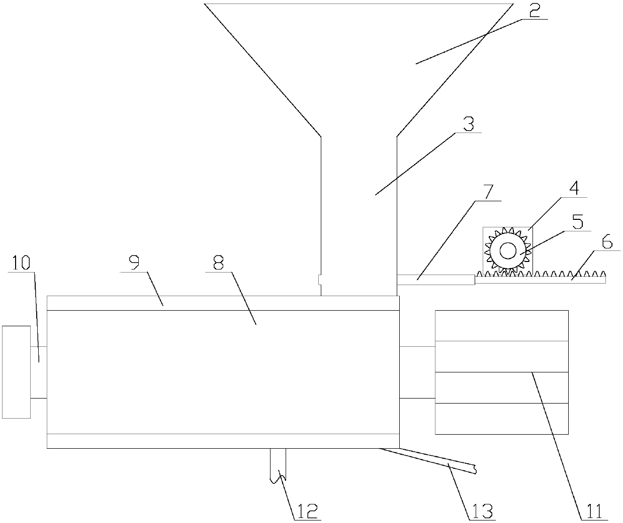 Automobile plastic part production equipment high in production precision