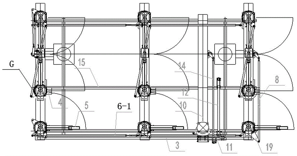 High-voltage isolation switch having ice melting short circuit and normal function switching, and switching method