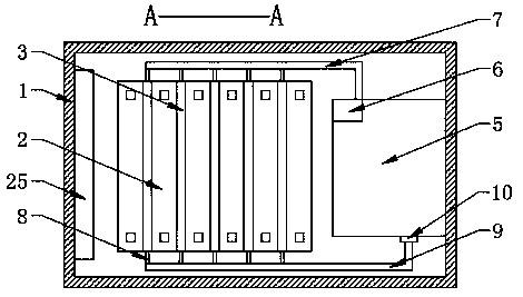 Lithium battery heat dissipation and insulation system