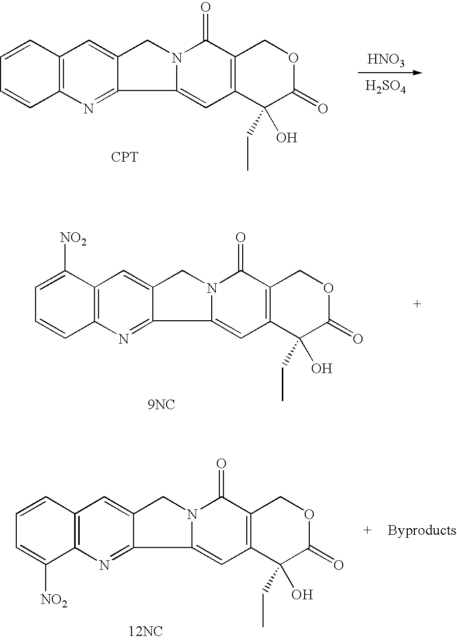 Methods of preparing and purifying 9-nitro-20-camptothecin