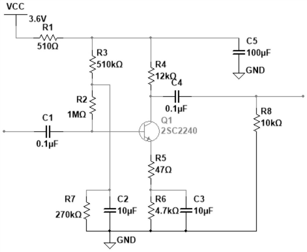 A two-stage wake-up circuit and wake-up method for underwater acoustic communication