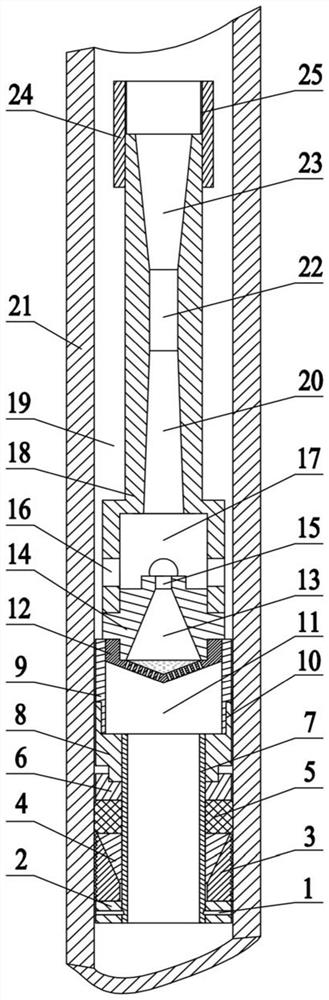 Foam atomizer and wellbore structure for bubble exhaust and gas production of natural gas well and gas production method