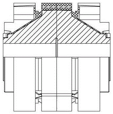 Aluminum alloy and rubber composite joint assembly