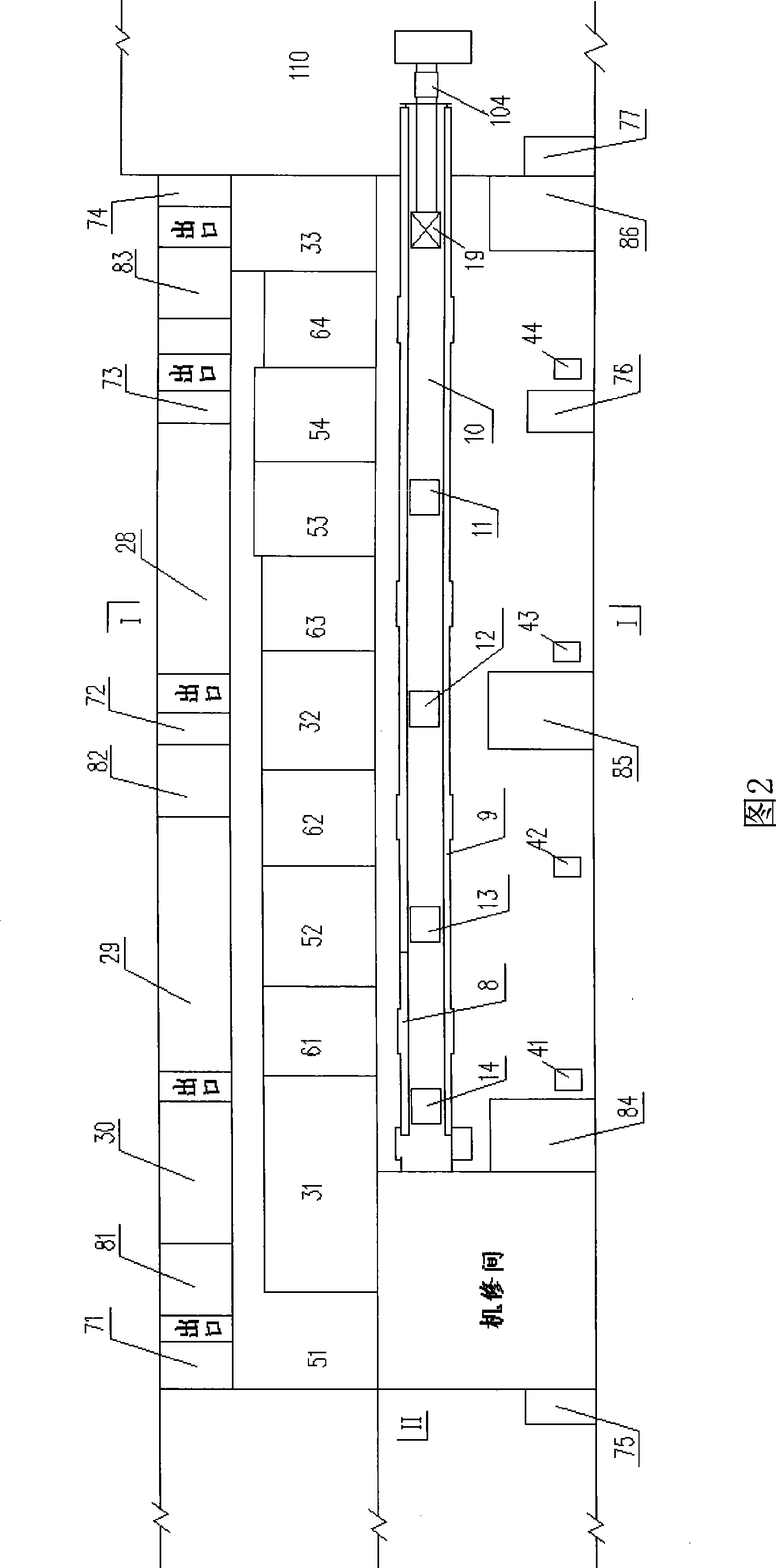 Tridimensional allocation plan of aluminium foil mill