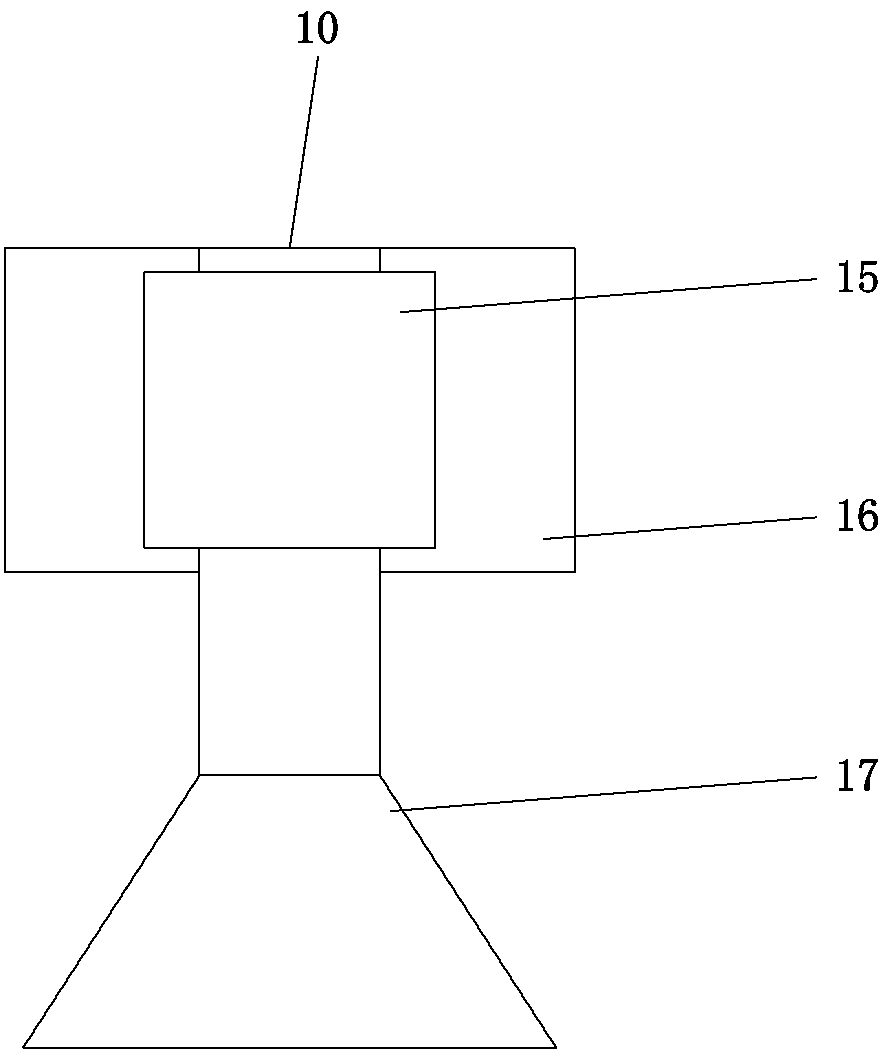 Modern agricultural planting efficient fertilization device with automatic mixing function