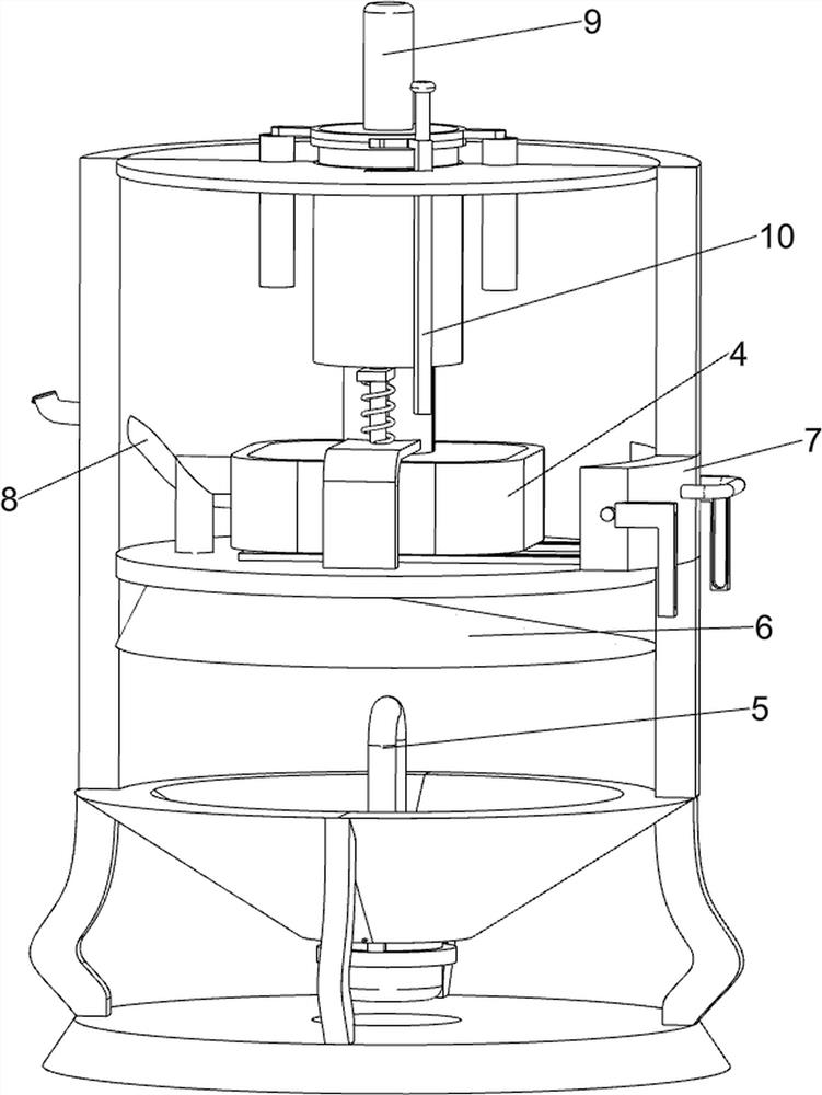 Raw material reaction equipment for new medicine preparation