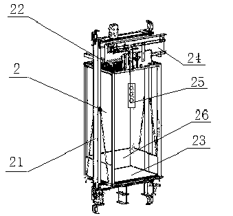 Simulative elevator electrical installation and adjustment evaluation training system for teaching