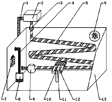 Temperature-adjustable flower planting device