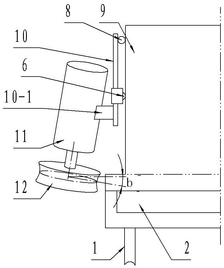 Edge polishing follow-up device of edge polishing machine