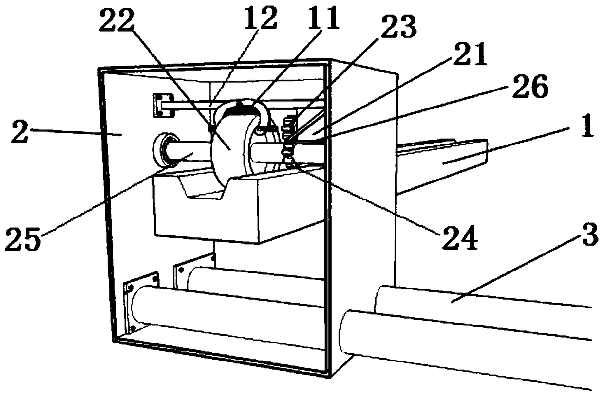 Full-automatic vibrating device for conductive concrete specimens