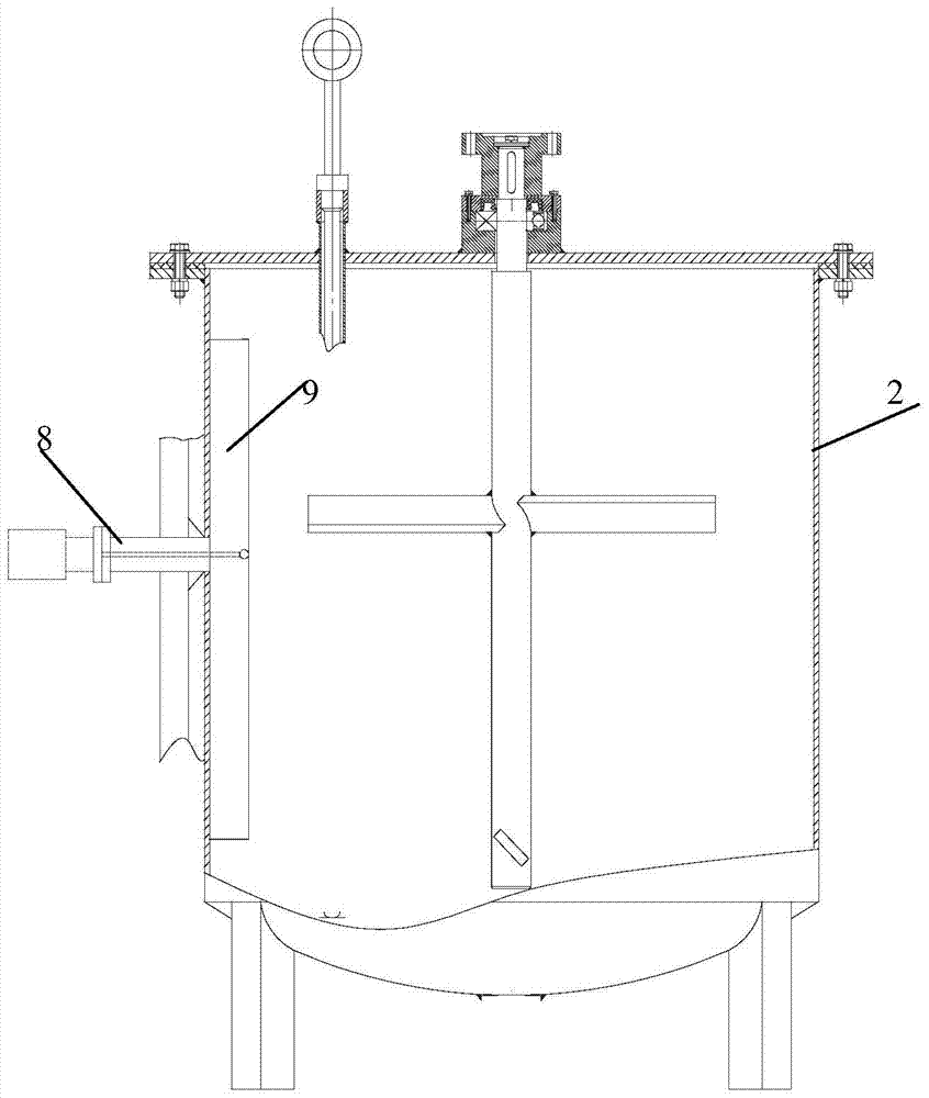 Environment-friendly preparation experimental platform and experimental method of rubber powder modified asphalt