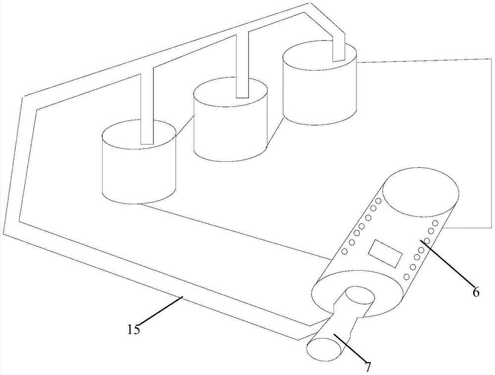 Environment-friendly preparation experimental platform and experimental method of rubber powder modified asphalt