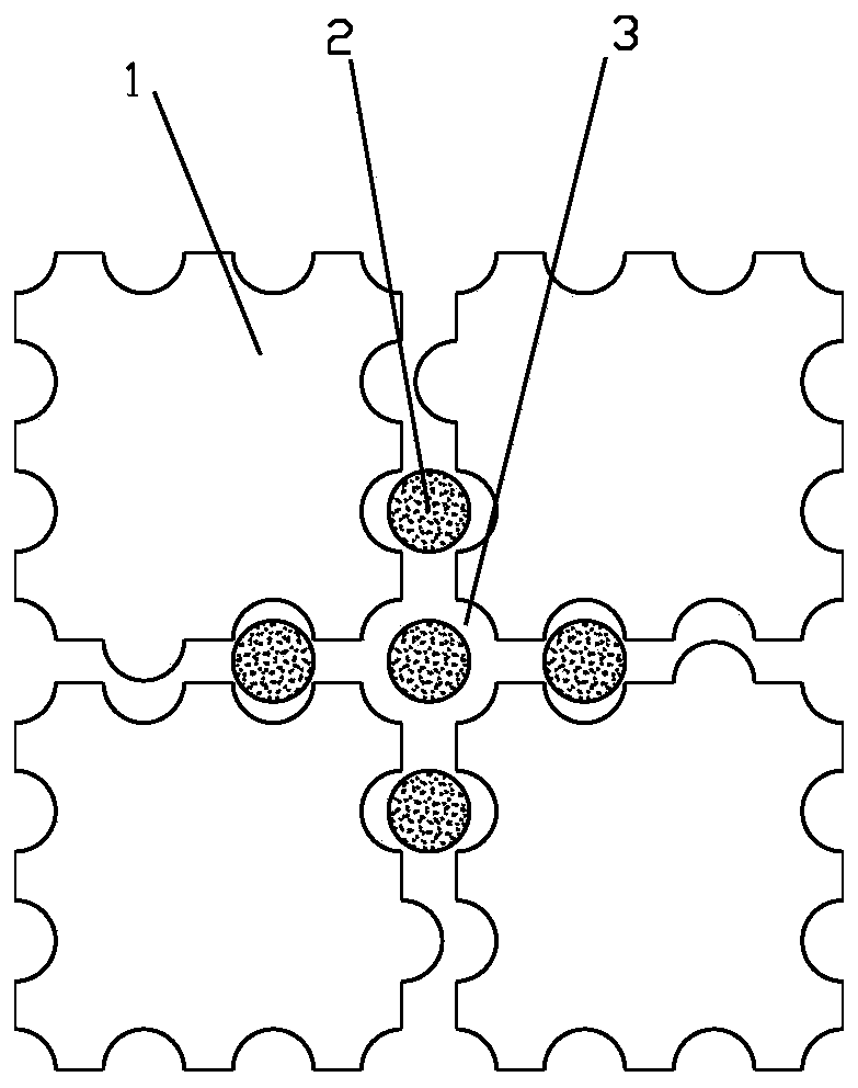 A concrete permeable pavement, its laying method and its maintenance and repair method