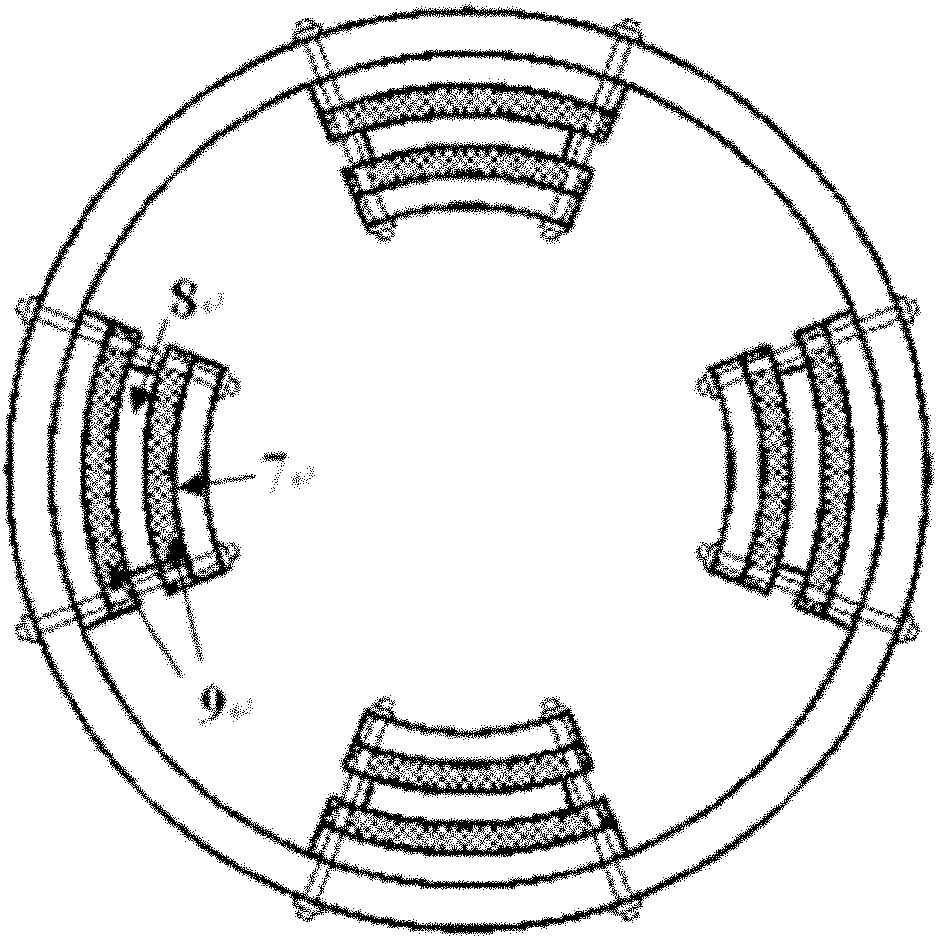 Damping device and wind power generation tower using same