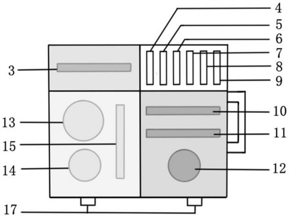 Teaching kit for separating microorganisms for decomposing cellulose and application thereof