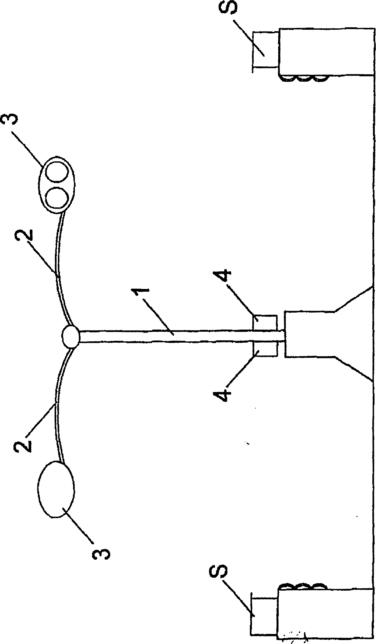 Foggy road vehicle anti-collision circuit and devices thereof