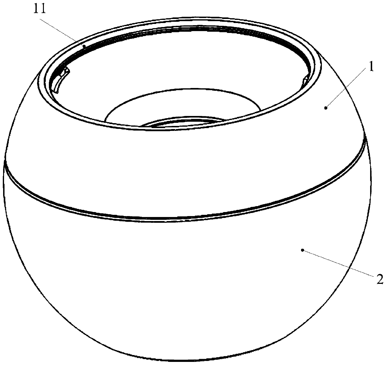 Clothes treating agent distribution device for clothes treating facility