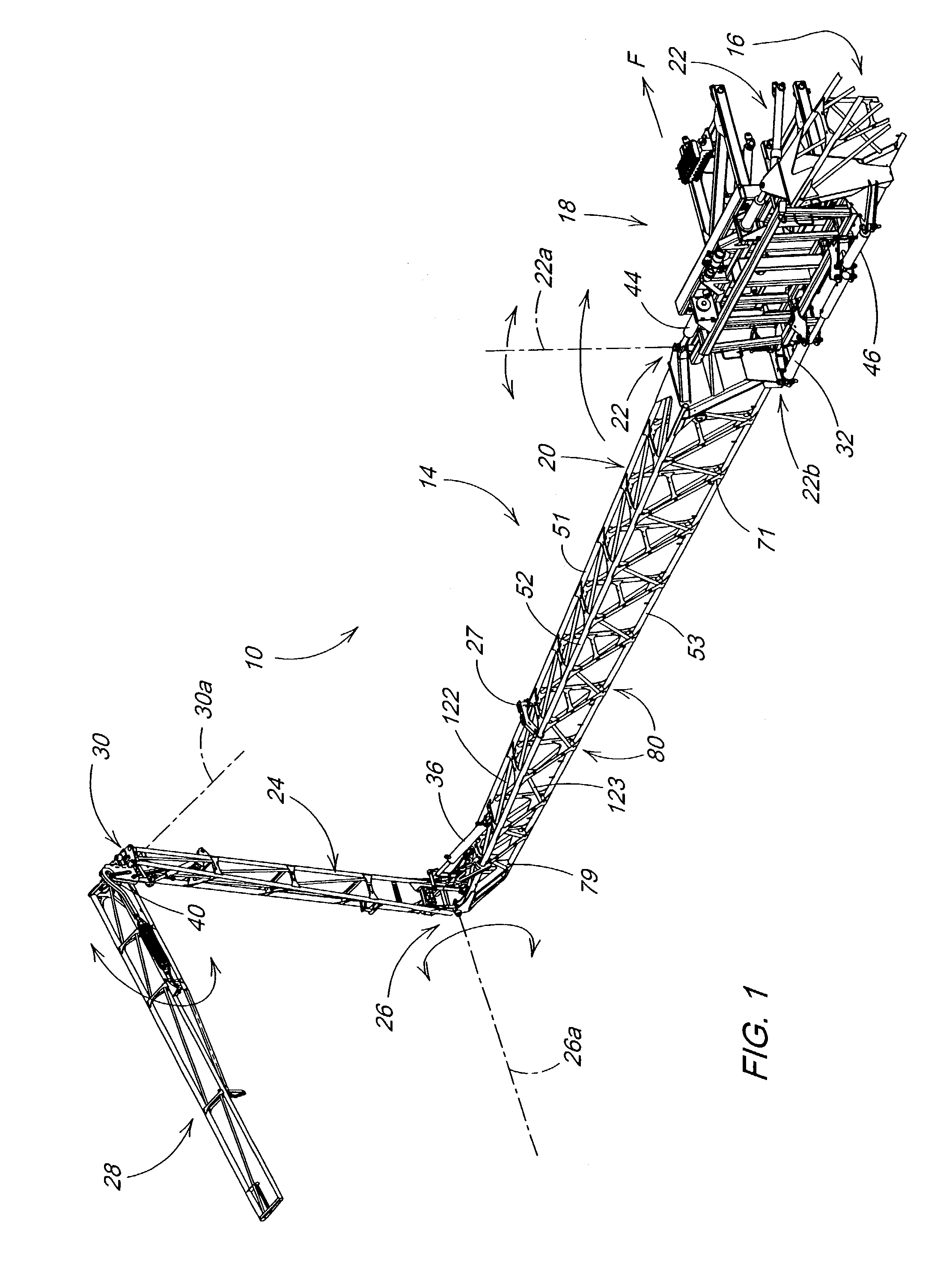 Agricultural boom structure