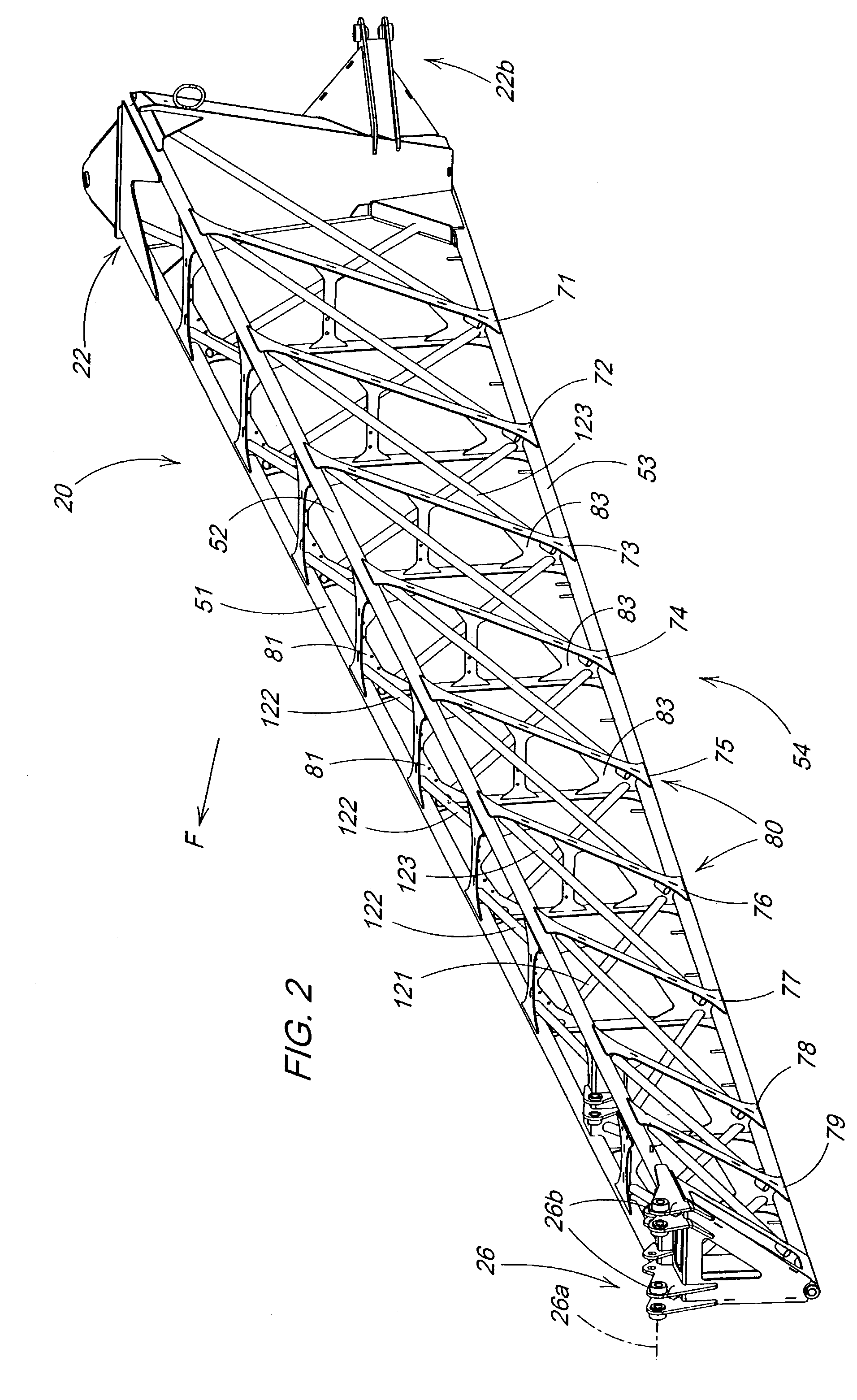 Agricultural boom structure