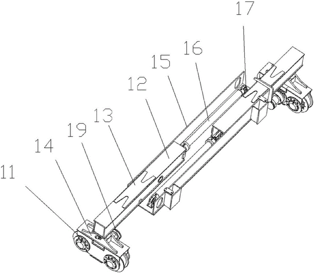 Track construction vehicle frame