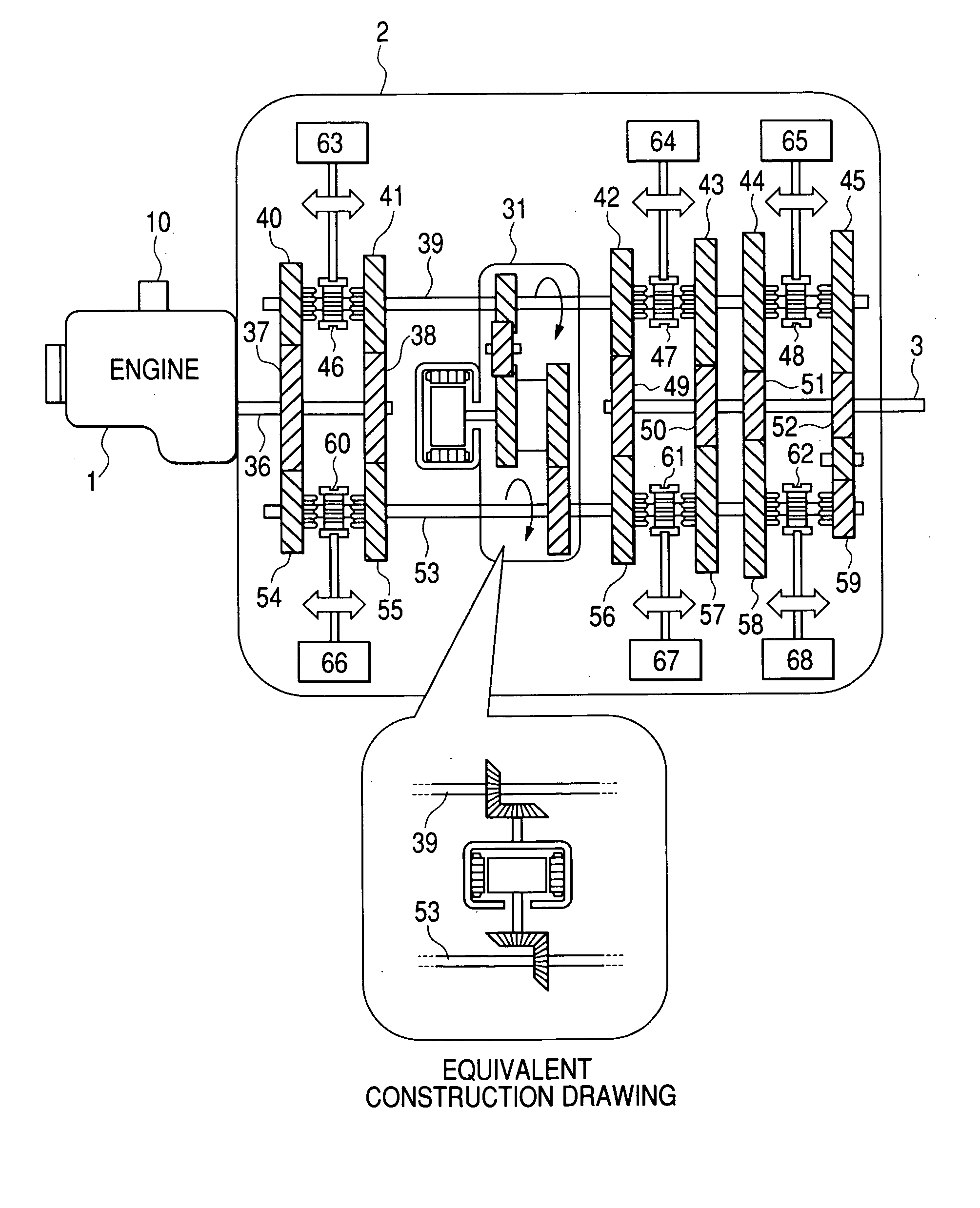 Active shift transmission, transmission control unit and automobile