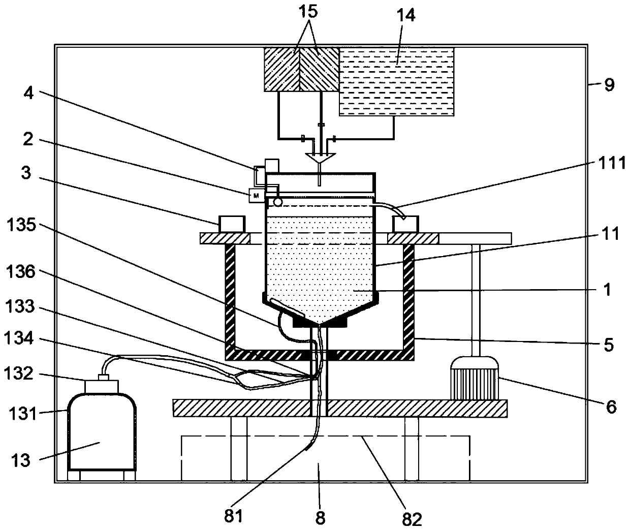 Separation flotation equipment for micro-plastics in water body and use method thereof