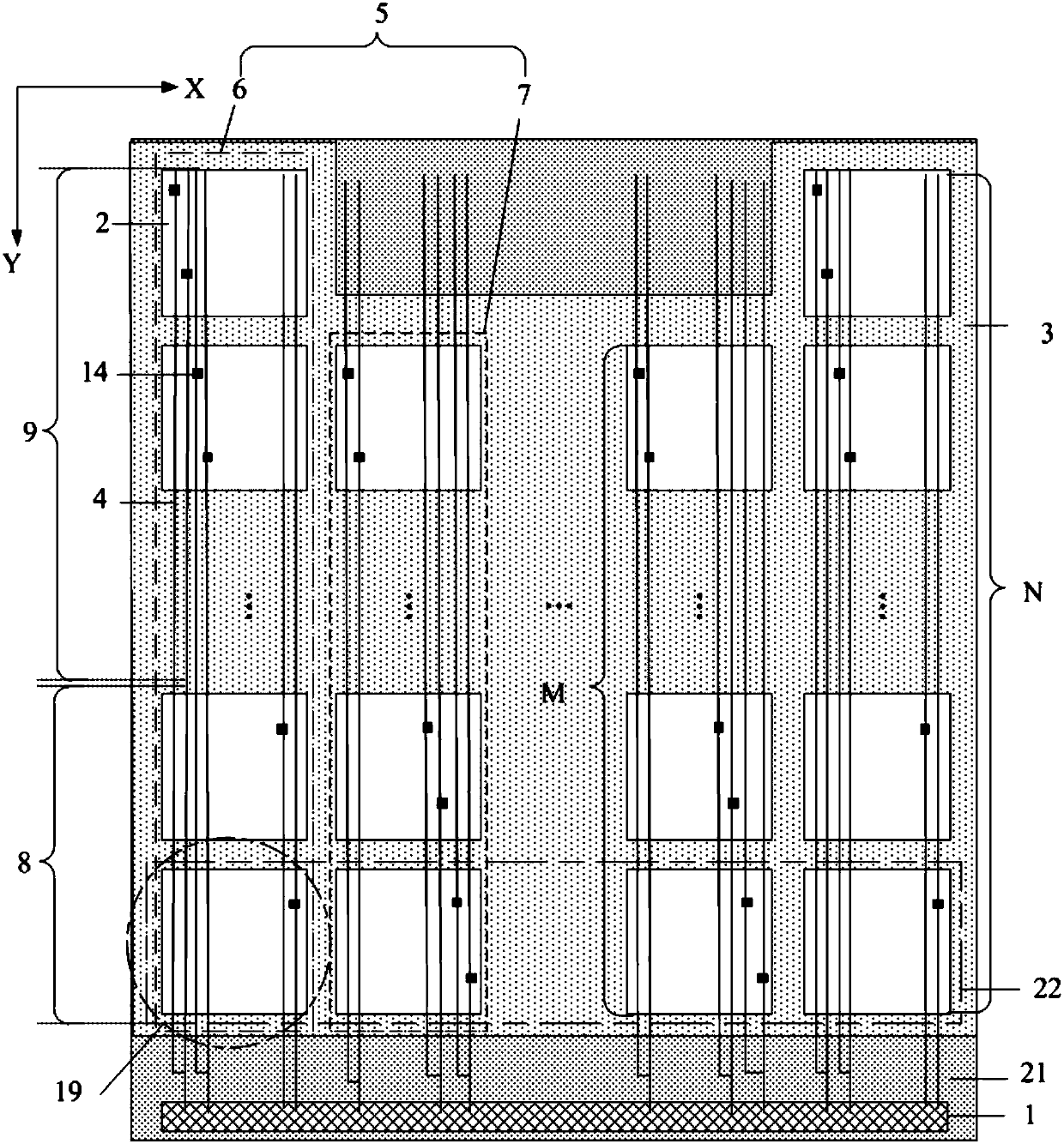 Touch control display panel and display device