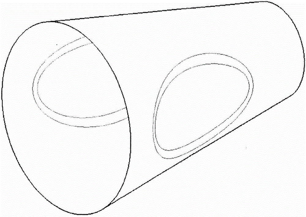 Integral forming method of composite material structural member comprising double-curved-surface profile structure