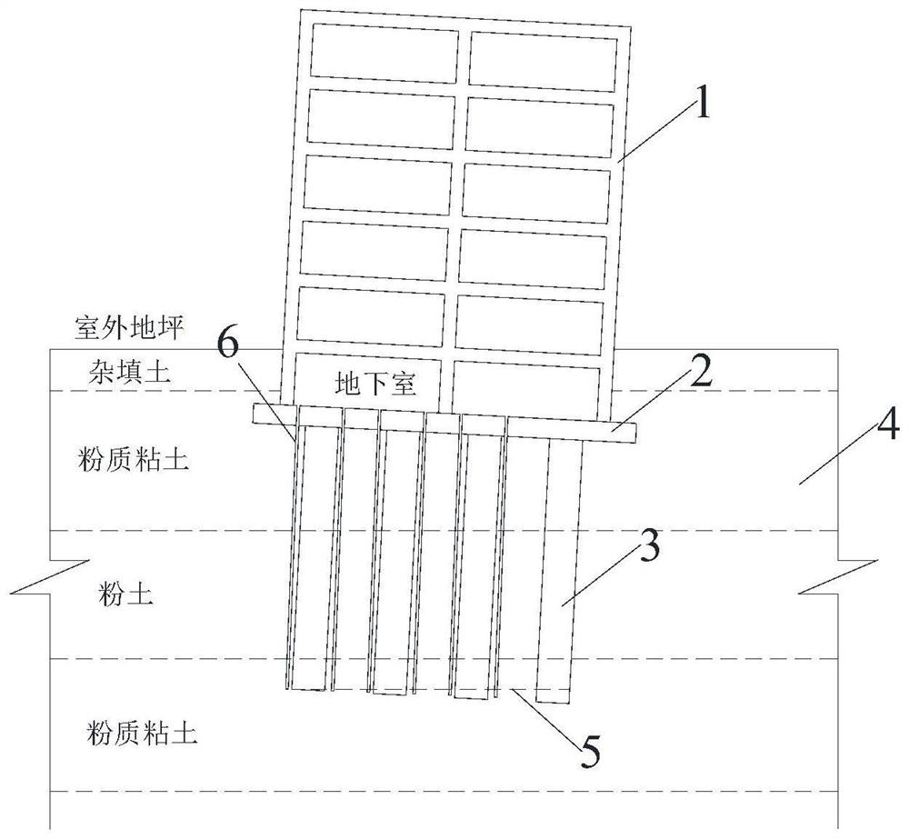 A rectification method for pile-side disturbance and resistance-reducing buildings